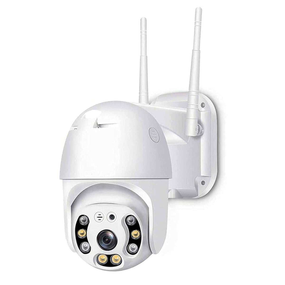 Picture of Full HD1080P  2MP Wi-Fi IP66 PTZ v380 PRO Camera Pan Tilt Surveillance Camera, Two Way Audio/Motion Detection/Best Night Vision/Waterproof CCTV Camera Support Upto 128G SD,White