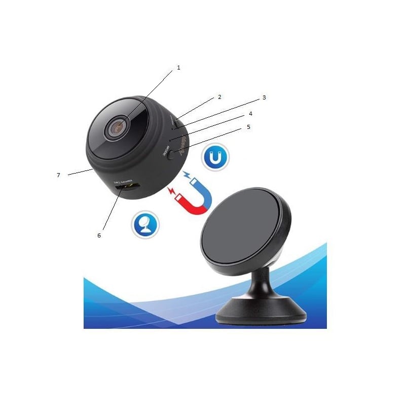 Picture of WiFi   IP Camera  Rechargeable Night Vision Security Camera