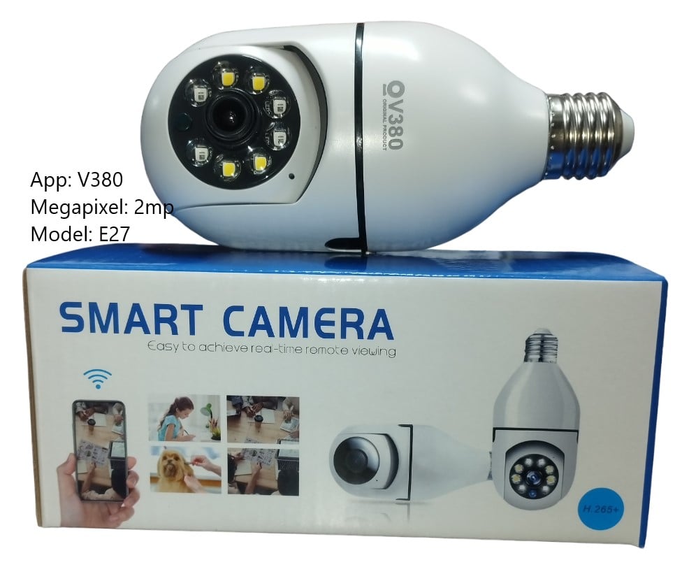 Picture of V380 Bulb WIFI 2MP Resolution IP Security Camera
