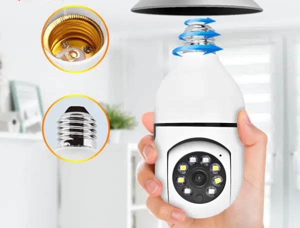 Picture of V380 Bulb WIFI 2MP Resolution IP Security Camera