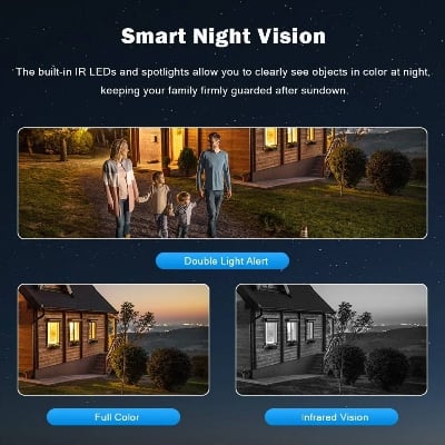 Picture of OUTDOOR V380 PRO 2lens  2 cameras 3 MOBILE SCREEN 6MP(2MP+2MP+2MP) 10XZOOM IP66 Wireless Camera