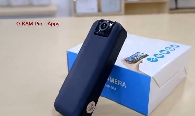Picture of New 3MP O-KAM Pro - Apps  Mini 4G Camera Compact Wireless Device with eight-Hour Continuous Recording  CCTV Camera