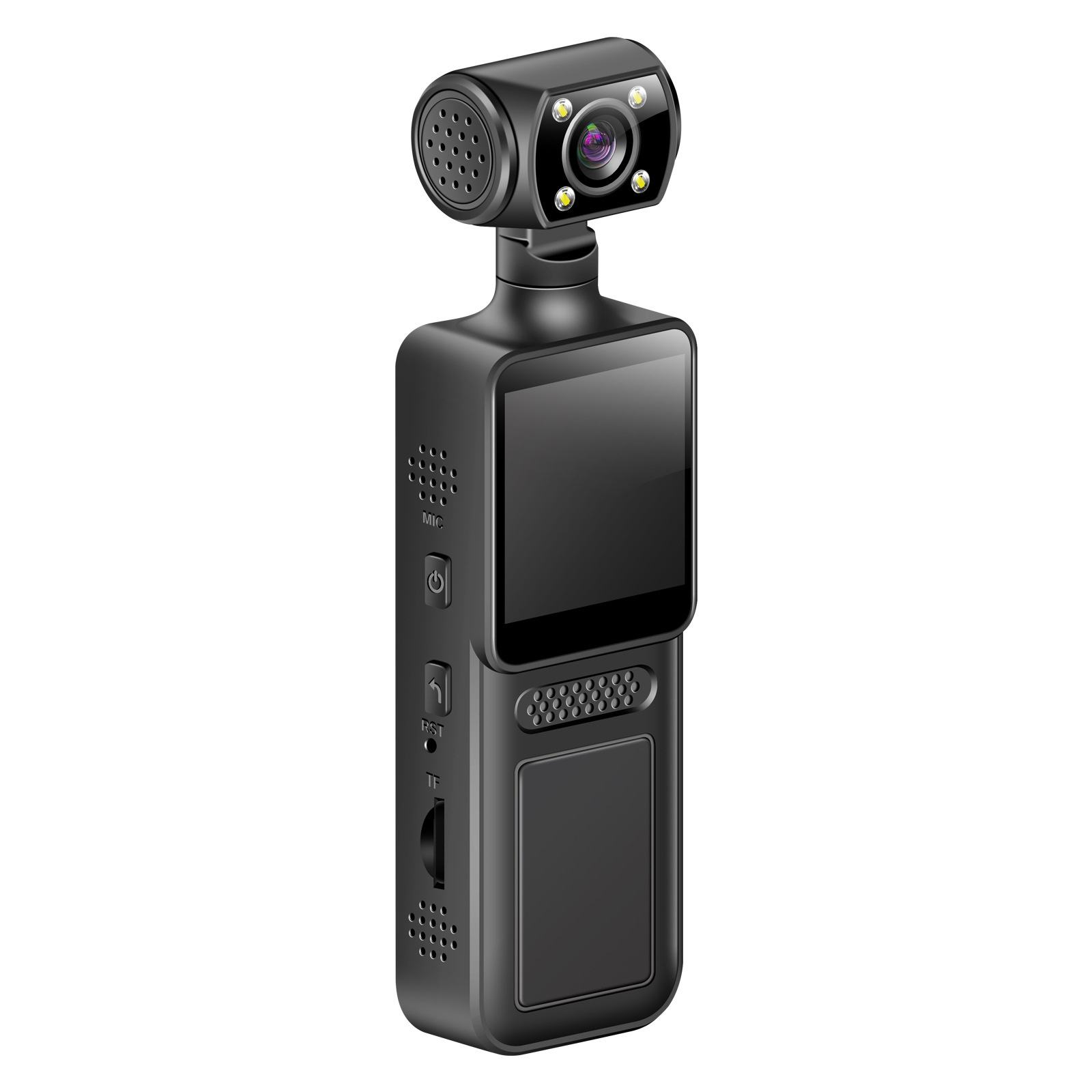 Picture of AUSEK AT-M12 1.3-inch 4K High Definition Sports Digital 180 Degrees Rotatable Loop Video Back Clip Design Mini Pocket Camera M12 Battery 1500 MaH 4 hours working hours