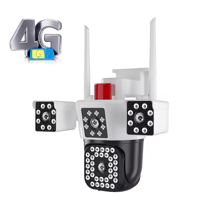Picture of V380 PRO 4G SIM 6MP PTZ Network Camera Outdoor CCTV Security System Night Vision Flashlight Memory Card Data CMOS