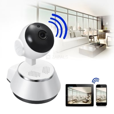 Picture of V380 IP Camera WiFI IP Camera 360 Degree IP Camera Mini CC Camera Wireless CCTV Camera IP Webcam robotic Ip Camera 2020 IP Camera Online CCTV Camera wifi wi-fi IP Camera security camera 360 Degree Camera IP Camera BD