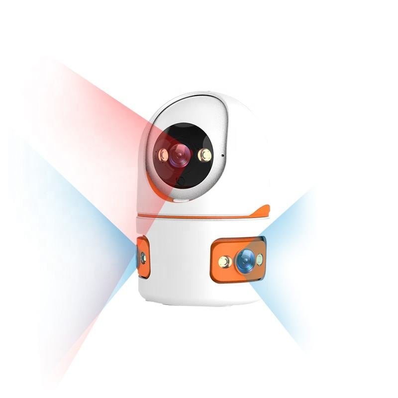 Picture of real 3 camera 6MP V380 Pro Wifi Indoor Security CCTV IP Camera Three Screens Two Way Audio Ptz with Night Vision and CMOS Sensor