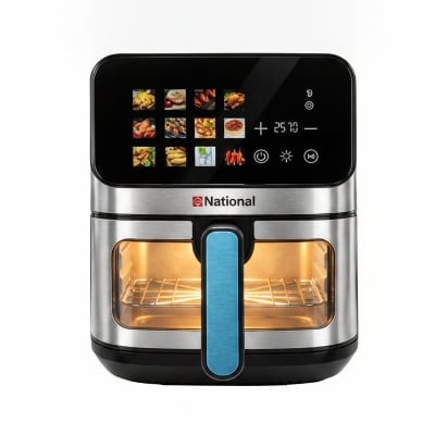 Picture of National Inverter Air Fryer 10 Ltr Double Heating Coil With Clear Glass Window View-MC/D-85AF