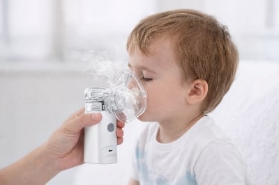 Picture of BRAVO Premium Portable Mesh Nebulizer Ultra-Quiet Handheld Inhalation Therapy Device for Children & Adults (Non-Rechargeable)