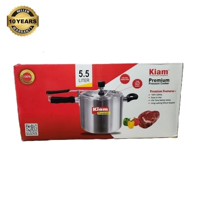 Picture of Kiam Premium 5.5L Pressure Cooker — Perfect for Big Families