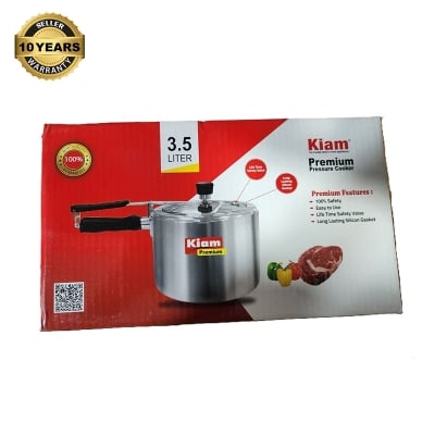 Picture of Kiam Premium 3.5L Pressure Cooker — Perfect for Medium Families
