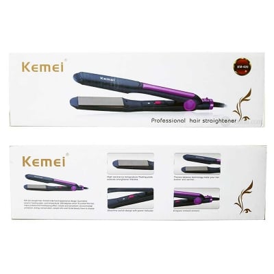 Picture of Kemei KM-420 Professional Hair Straightener – Sleek, Smooth & Salon-Ready