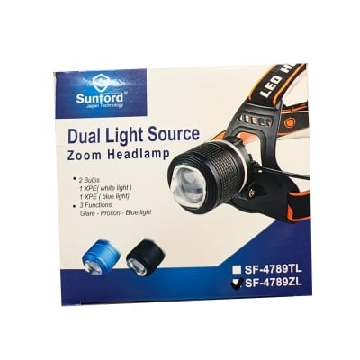 Picture of Sunford Dual Light Source Zoom Headlamp