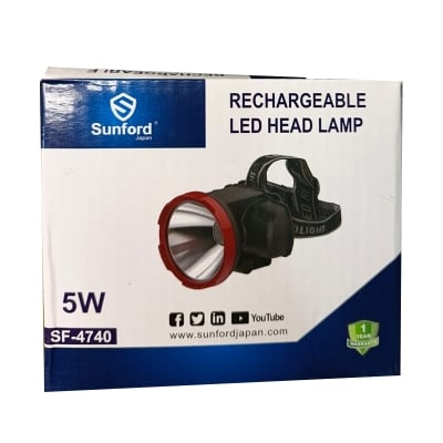 Picture of Sunford Rechargeable LED Head Lamp (Model: SF-4740)