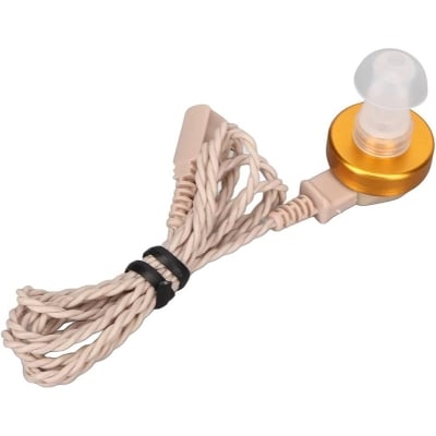 Picture of Hearing Aid Unilateral Cord Wire+BTE Hearing Aid Receiver Amplifier Speaker