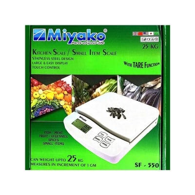 Picture of Miyako SF-550 Digital Kitchen Scale – 25KG Heavy Duty Precision Scale