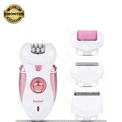 Picture of Kemei KM-2530 Epilator, Lady Shaver, & FootCare 4 in 1 Beauty Tools treatment for Women