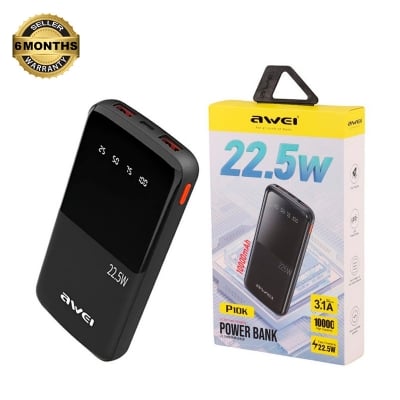 Picture of Awei P10K Fast Charging Power Bank – 10000mAh | 22.5W PD | Compact & Powerful