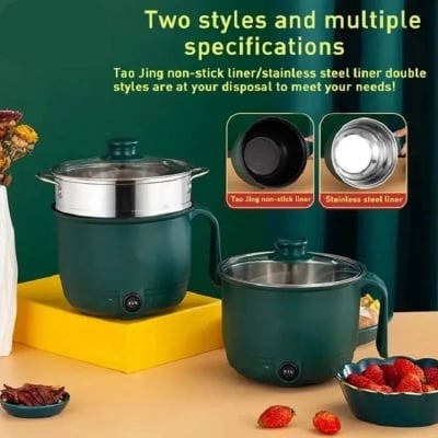 Picture of Electric Non-Stick Mini Rice Cooker – Multi-Functional Cooking Pot 1.8 Liter