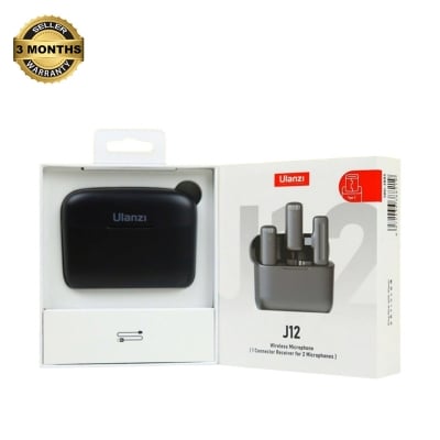 Picture of Ulanzi J12 Dual Wireless Microphone with Charging Case (Type-C) with warranty