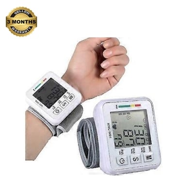 Picture of Wrist Type Electronics Blood Pressure Monitor with heart rate monitor digital