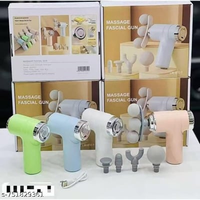 Picture of Mini Massage Fascial Gun – Deep Tissue Muscle Relaxation Massager 6-Speed Quiet Percussion Massager Portable Muscle Therapy for Pain Relief