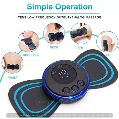 Picture of Rechargable Mini Massager for shoulder waist neck pain remover deep tissue and back pain remove massager