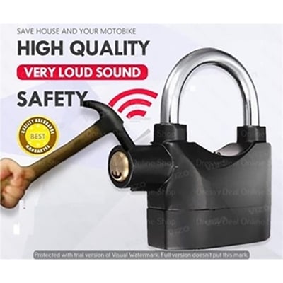 Picture of Safety Alarm Lock for Byke Auto and Home safety -Black