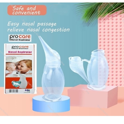 Picture of Silicone Baby Nasal Aspirator Penguin Appearance Transparent Reusable Baby Nose Cleaner Baby Nose Sucker