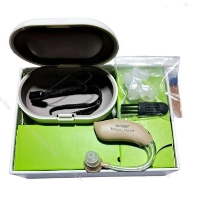 Picture of Rionet Rechargable Hearing Aid Sound Amplifier Bte system Hearing Aid with charger