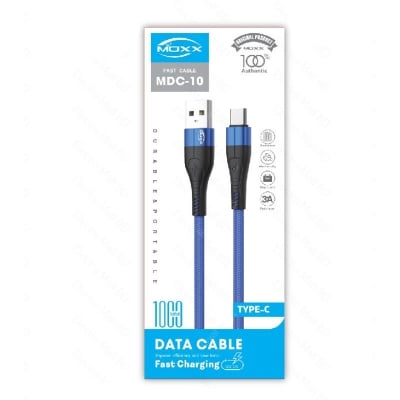 Picture of MOXX MDC-10 USB-A to TYPE-C Fast Charging Data Transfer Cable upto 65watt support