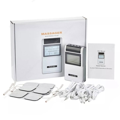 Picture of 15 Modes TENS Therapy Massager for Pain Relief - 4 Output Electric EMS Muscle Stimulator for Back, Neck, Foot, Leg