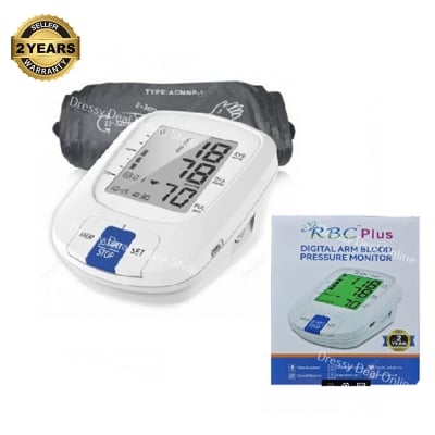 Picture of RBC Plus Digital Arm Blood Pressure Bp Monitor with 2 years warranty