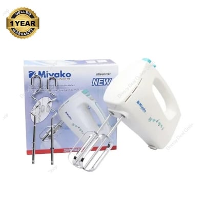Picture of Miyako New Hand Mixer & Egg Beater GTM-8017A2 - 300 Watt - White