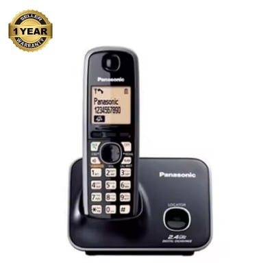 Picture of Panasonic KX-TG3711BX Single Line 2.4GHz Digital Cordless Telephone made in malaysia