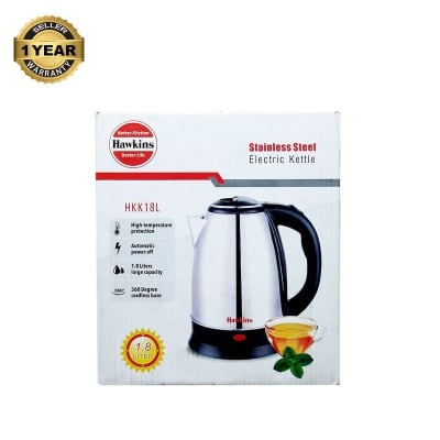 Picture of NOVA/LG/Hawkins Automatic Cordless Stainless steel Electric Kettle 1.8 liter