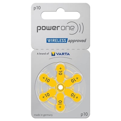 Picture of Signia/ Power One -Germany Hearing Aid Battery Size 10, Pack of 6 Batteries