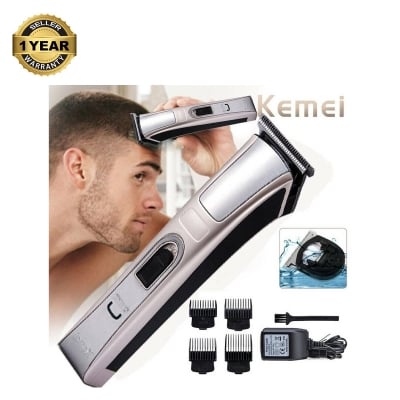 Picture of Kemei km 5017 Rechargeable Hair & Beard Clipper Trimmer for men