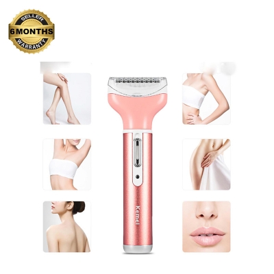 Picture of Kemei KM-6637 Multifunctional 4 in 1 Rechargeable woman body shaver Beard Eyebrow, Nose Trimmer