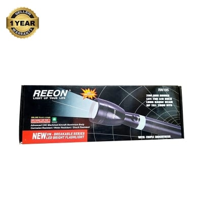 Picture of Reeon RN-105 Rechargable Alluminium body Flashlight torch light