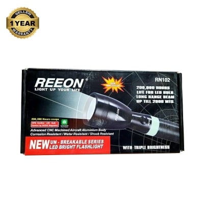 Picture of Reeon RN-102 Rechargable Alluminium body Flashlight torch light