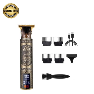 Picture of Professional T9  type C Fast charging Rechargeable Cordless Electric Hair Clippers Beard Trimmer grooming clipper with LCD Display Haircut Kit for Men