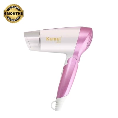 Picture of Kemey KM6833 Cool and Hot  Electric Foldable Hair Dryer for Women - Hair Dryer