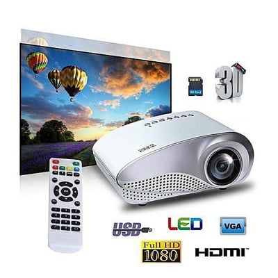 Picture of Mini Projector Model : RD-802B .160 Lumens Direct TV, HDMI, AV, VGA