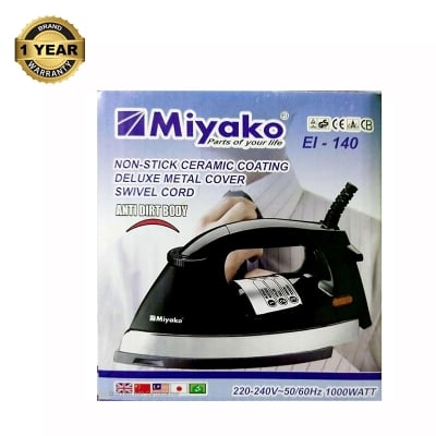 Picture of Miyako Automatic Heavy weight Electric Dry Iron EI-140 with warrenty