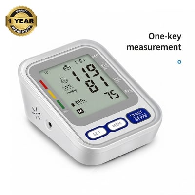 Picture of Digital Blood Pressure Monitor-SIL268G- Bp Machine for accurate bp checkup- One year replacement Guaranty