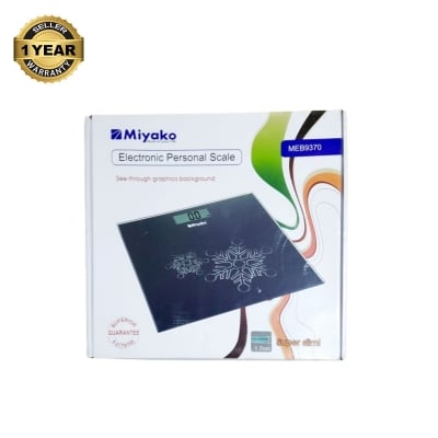 Picture of Miyako Meb-9370/9374SPL  গ্লাস প্যানেল ইলেক্ট্রনিক lcd ডিজিটাল ওজন মাপার মেশিন, ব্যক্তিগত ওজন মেশিন, বাথরুমের ওজন মাপার স্কেল - weight machine