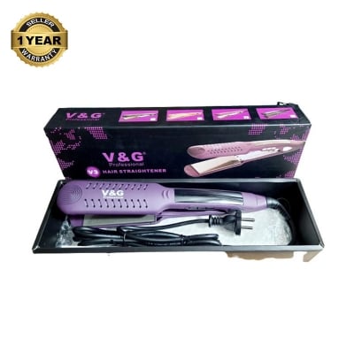 Picture of V&G V3 Professional Fast Warm-up Tourmaline wide Ceramic Heating Plate Thermal Performance Hair Straightener Styling Iron Tools