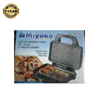 Picture of Miyako Big Size Electric Sandwich Maker Sub-Sandwich Maker Black SW-792/297
