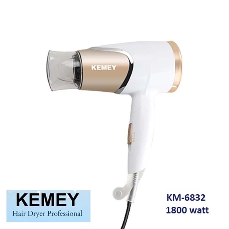 Picture of Kemey KM-6832 Essential DryCare Foldable Hair Dryer for Women