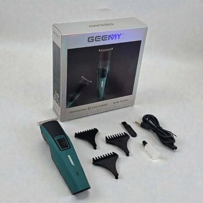 Picture of Geemy GM-8039 Professional Hair Trimmer USB Charging Stainless Steel